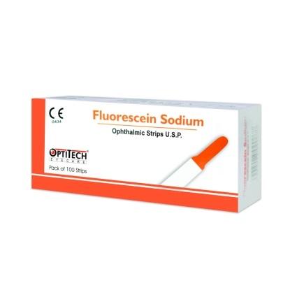 OptiStrip Diagnostic Fluorescein Strips - Box (100)