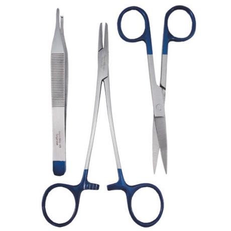 Disposable Suture Pack with SH/SH Scissors Sterile SAYCO - Carton (10)