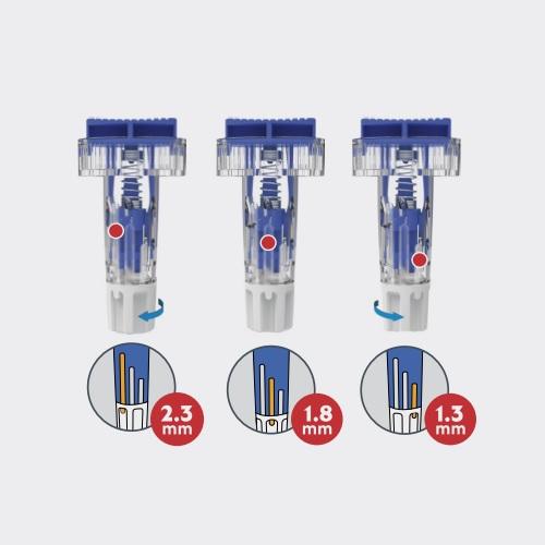 LOGISAFE Safety Lancing Device - Box (200) Lancets