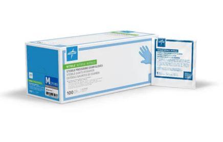 Medline Nitrile Sterile Glove Medium - Box (50)