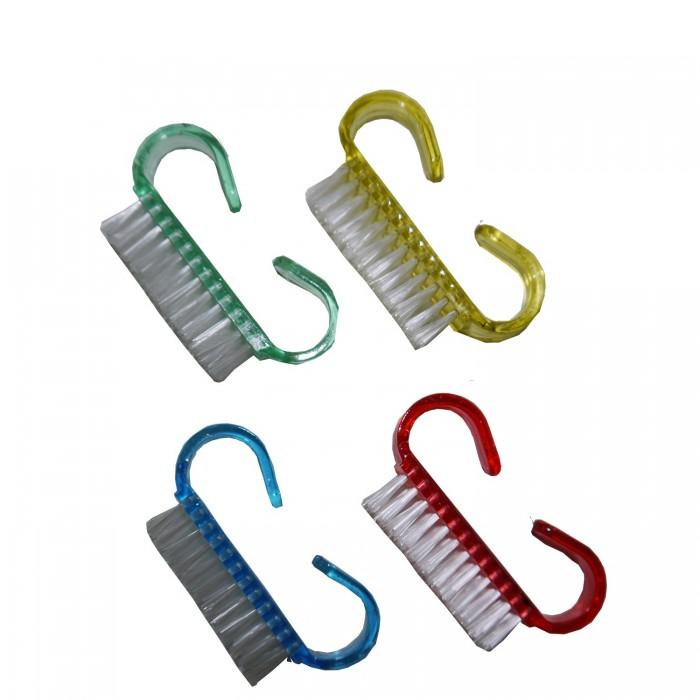 Nail Brushes Coloured - Pack (40)