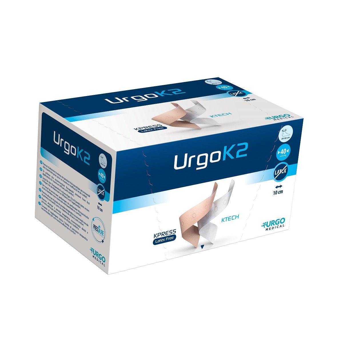 Urgo K2 Latex Free 2-Layer Compression Bandage System (40mmHg) 25-32cm (552925) - Each