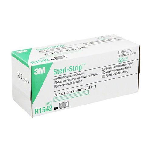 Steri-Strip Skin Closure (White) 6mm x 38mm - Box (50)