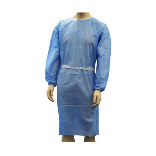 Gowns Fluid Resistant, L/Sleeve Blue - Box (50) OTHER