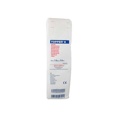 Topper 8 Non Sterile Non Woven Gauze 7.5cmx7.5cm - Pack (200)