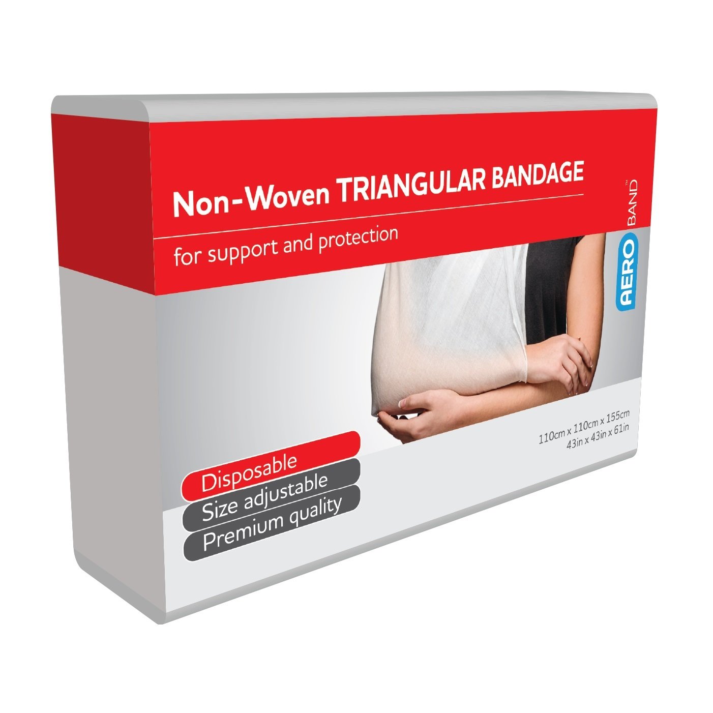 Aeroband Non Woven Triangular Bandage 110cm x 110cm - Each