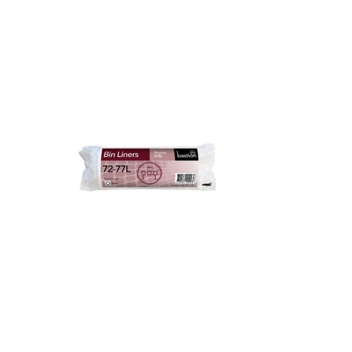 Bin Liner 72-77L Black - Carton (500)