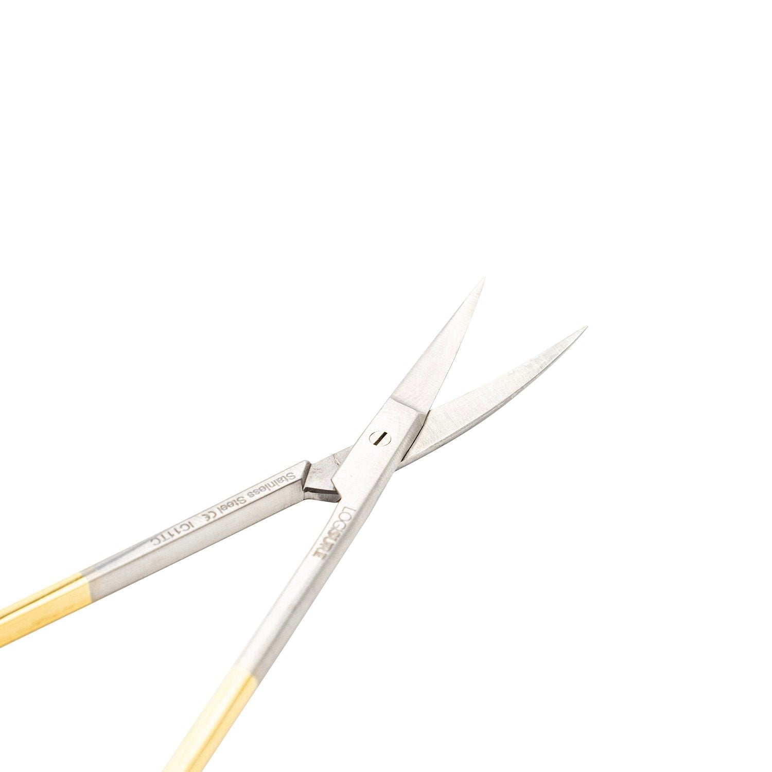 LOGISURE Iris Scissors Tungsten Carbide 11cm Curved
