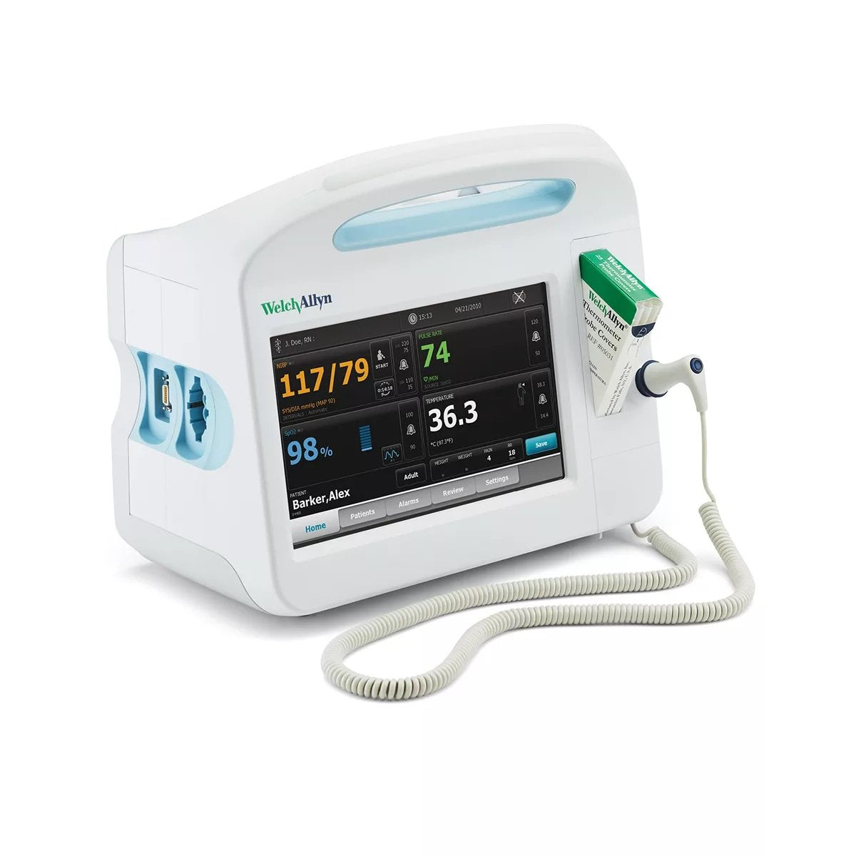 WELCH ALLYN Connex Vital Signs Monitor 6700 NIBP, Masimo SpO2, SureTemp