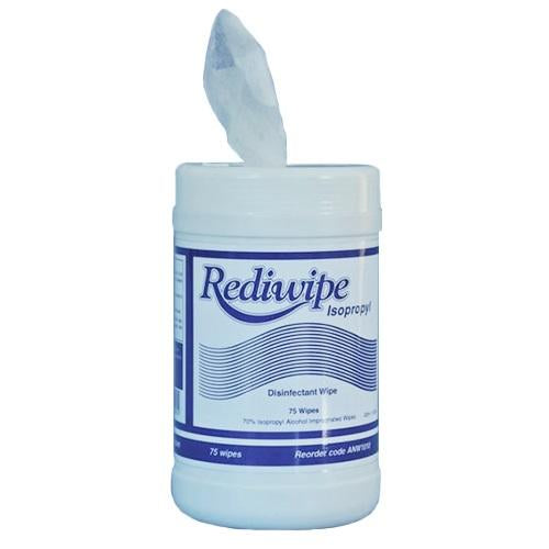 Rediwipe Isopropyl Cannister 100 Sheet - CARTON OF 12