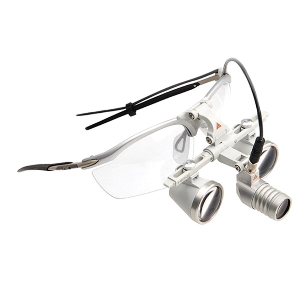 HEINE Loupelight 2 Set HR 2.5x Binocular Loupe 420mm + S-FRAME + mPack mini