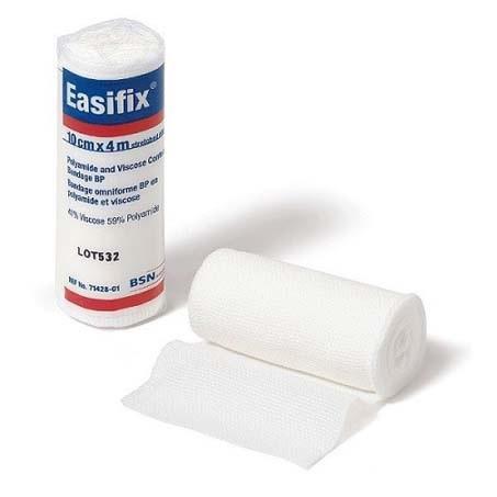 EASIFIX Conforming Retention Bandage 10cm x 1.75m (4m stretched) White - Box (20)