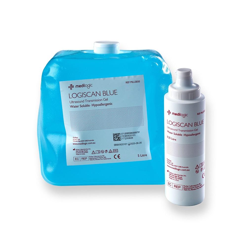 LOGISCAN Ultrasound Gel 5L Blue - Each