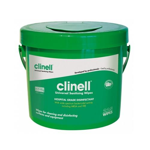 Clinell Universal Disinfectant Wipes - Bucket (225)