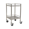 Qube Stainless Steel Instrument Trolley W490 x D490 x H970mm (GD0900)