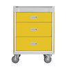 Viva Isolation Cart Yellow - 3 Drawers W690mm x D520mm x H850mm (GC1030)