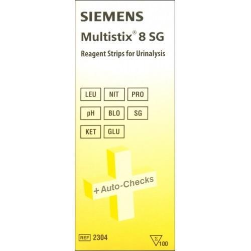 Multistix Urinalysis Test Strips 8 SG - Box (100)