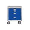Viva Anaesthetic Cart Blue - 5 Drawer W690mm x D520mm x H1010mm (GC2030)