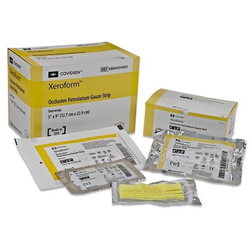 Xeroform Occlusive Petrolatum Gauze Dressing 5.08cm x 5.08cm - Box (25)