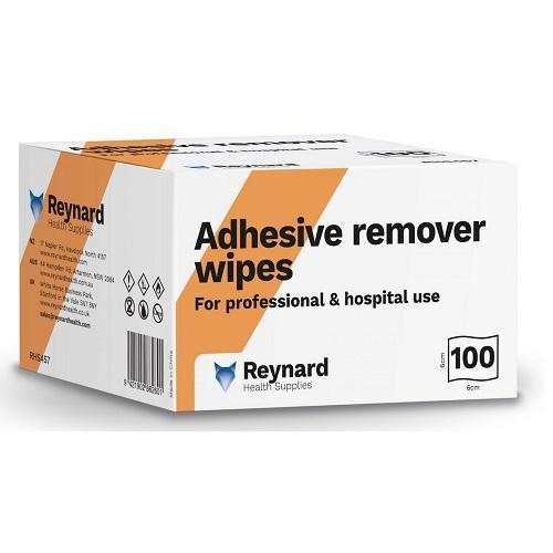 Adhesive Remover Wipes (6cmx6cm) - Box (100)
